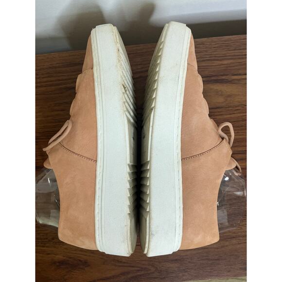 Eileen Fisher Prescot Platform Sneaker in Toffee Cream Nubuck Suede Leather sz 9 - Picture 7 of 8